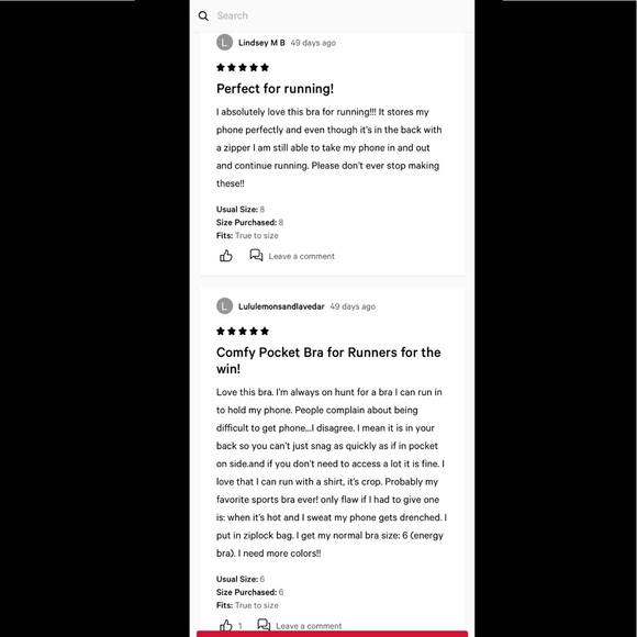 💕LULULEMON STASH IT BRA/CROP-RIPENED RASPBERRY💕 - Picture 15 of 16